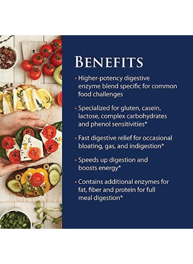 Enzyme Science™ Intolerance Complex™, 30 Capsules – Comprehensive Support for Common Digestive Sensitivities–Gluten, Casein, Lactose, Phenol Sensitivities, and Complex Carbohydrates Intolerance Relief - Image 3